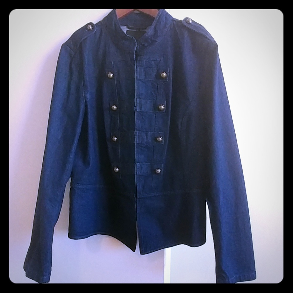 NWOT Banana Rupublic Jean Drummer's Jacket
